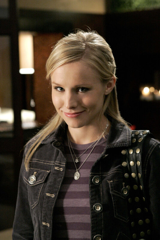 blonde woman in denim jacket