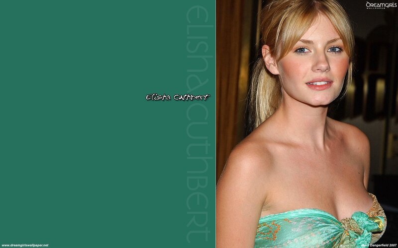 Blonde Woman in Green Dress — Neutral