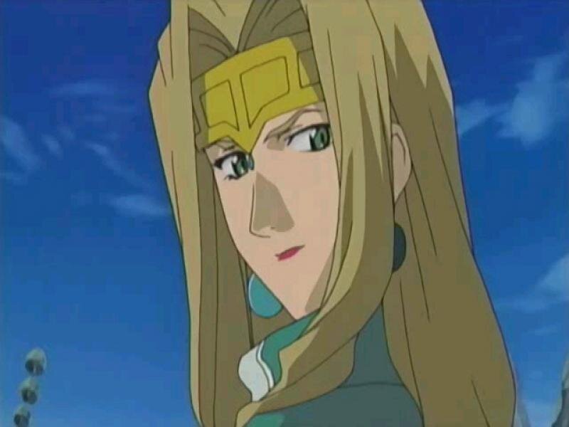 Blonde Woman in Helmet