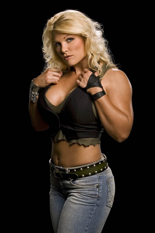 blonde woman in jeans