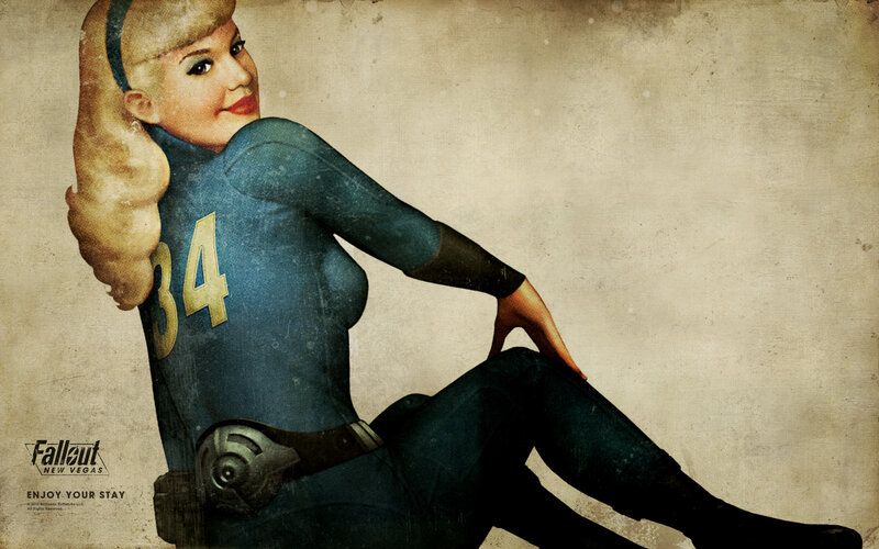 Blonde Woman in Jumpsuit