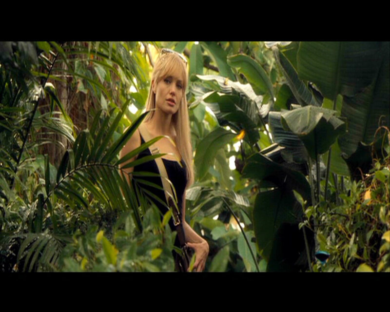 Blonde Woman in Jungle