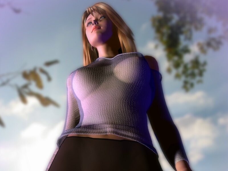blonde woman in mesh top