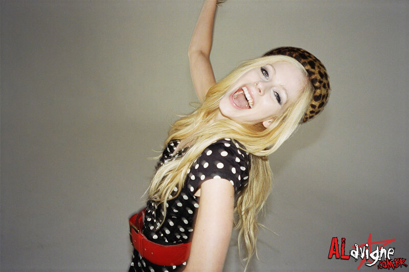 Blonde Woman in Polka Dot Dress — Black