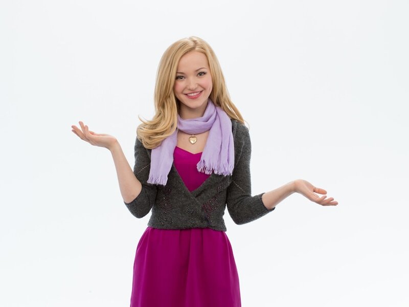 Blonde Woman in Purple Dress — Friendly