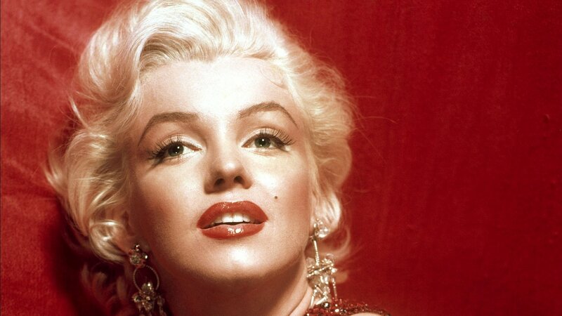 Blonde Woman in Red — Dramatic