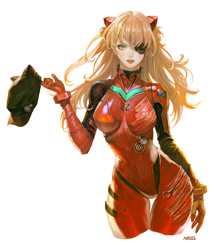 Blonde Woman in Red Suit — Calm