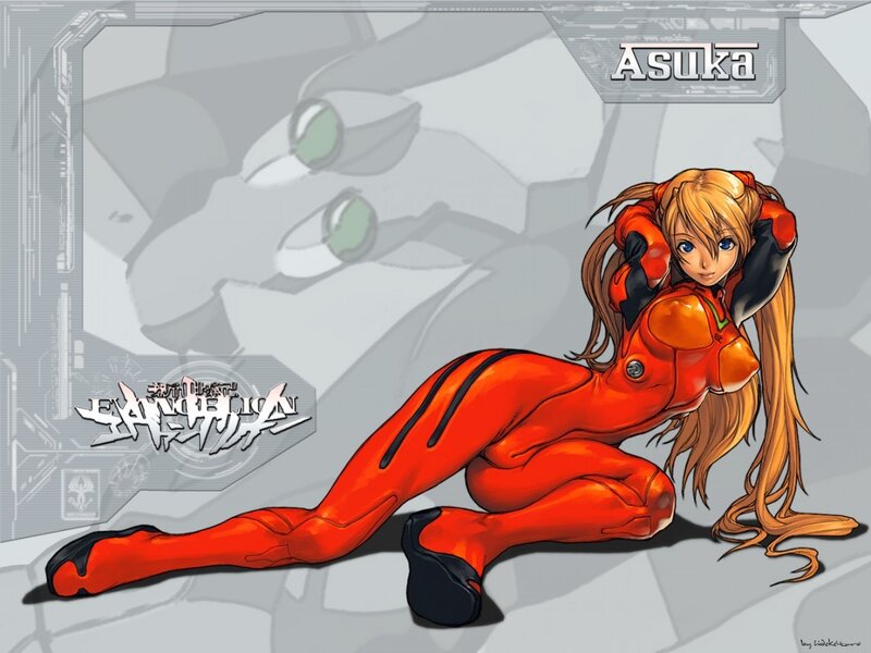 Blonde Woman in Red Suit — Confident, Anime, Orange Suit