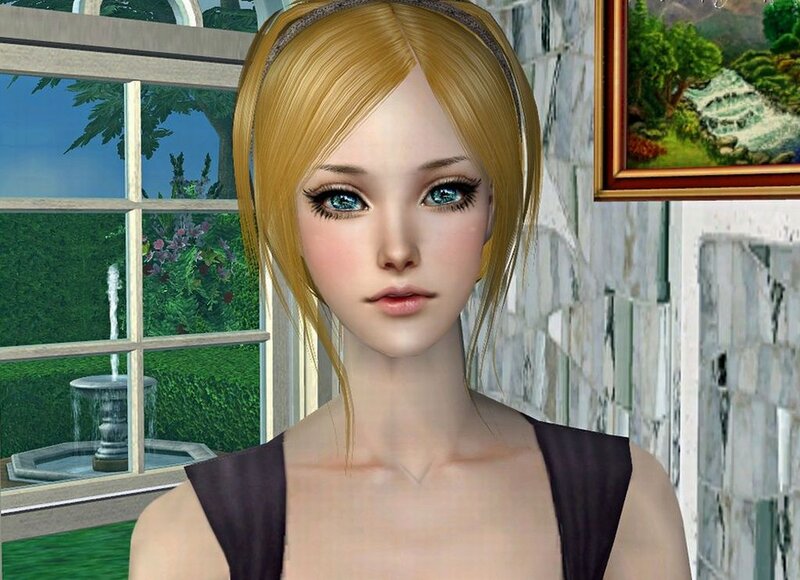 Blonde Woman in Room