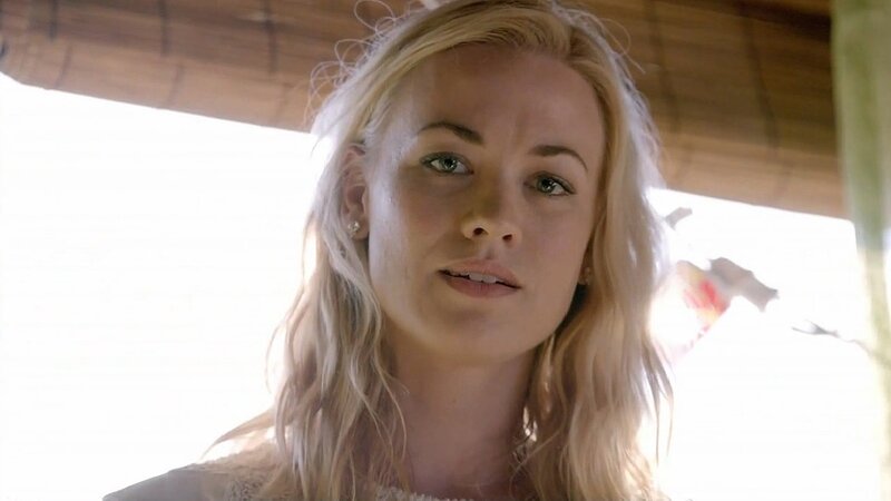 Blonde Woman in Shelter