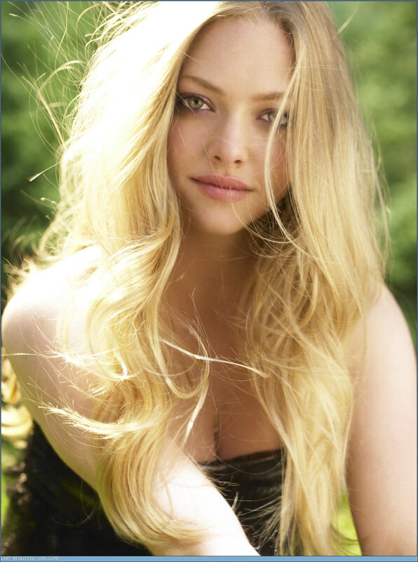 blonde woman in sunlight