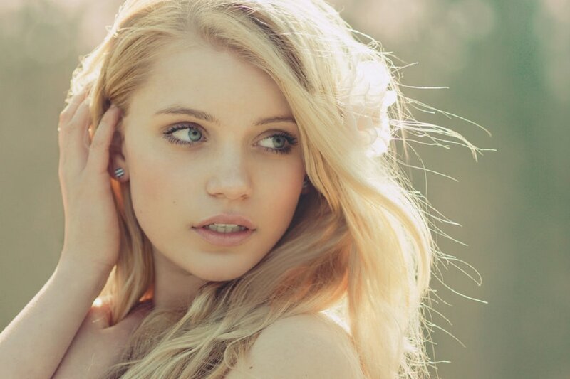 Blonde Woman in Sunlight — Serene
