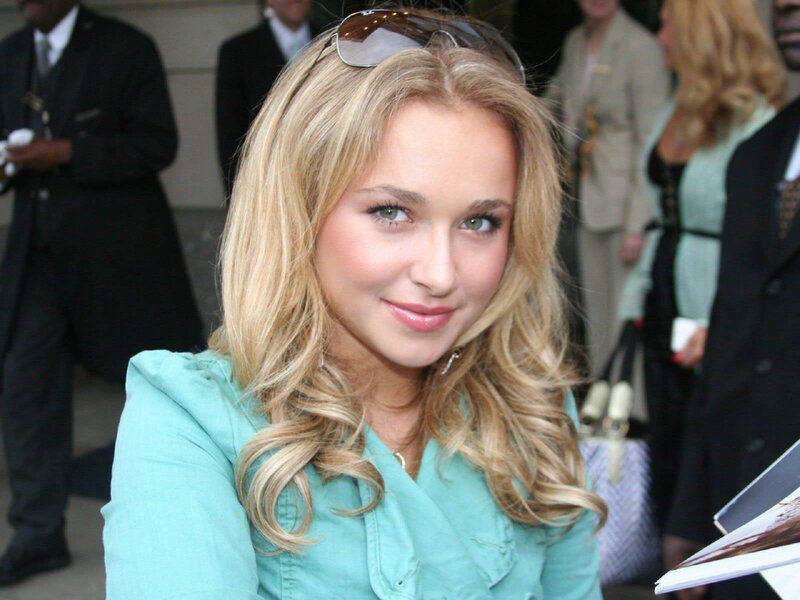 Blonde Woman in Teal Jacket — Neutral