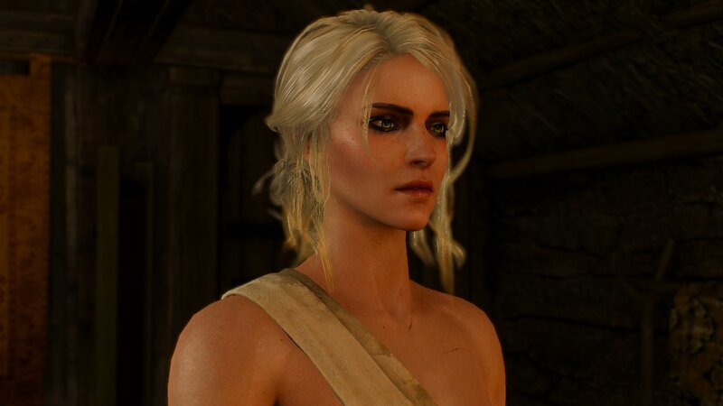 Blonde Woman in Tunic