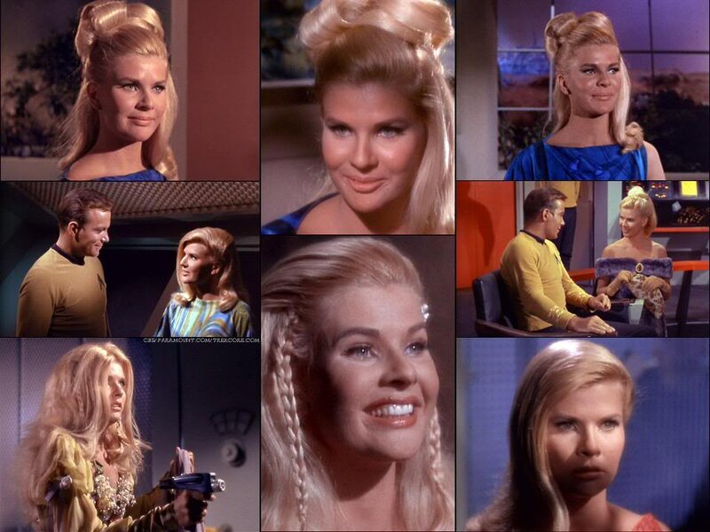 Blonde Woman in Uniform — Blue, Dramatic