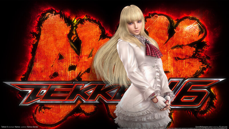 Blonde Woman in White Dress — Red, Dramatic