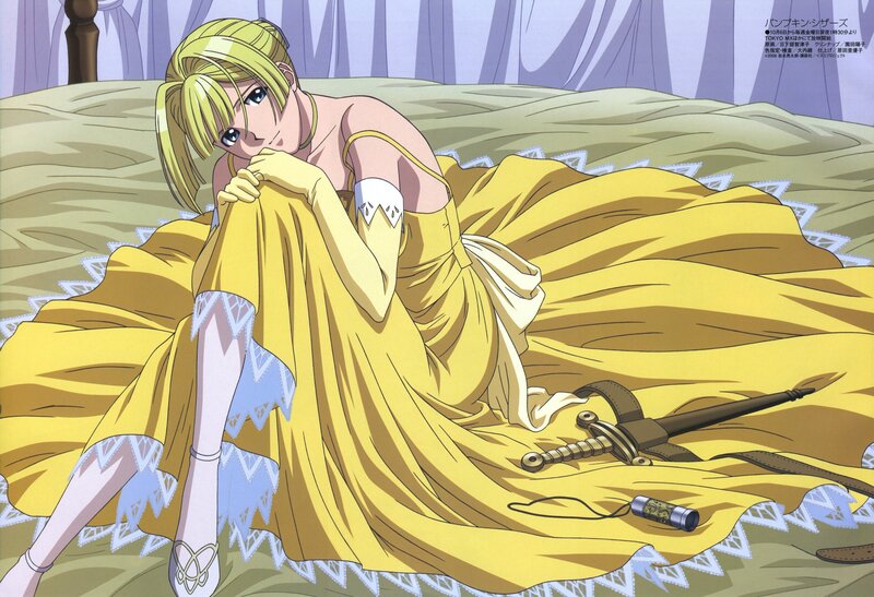 Blonde Woman in Yellow Dress — Calm