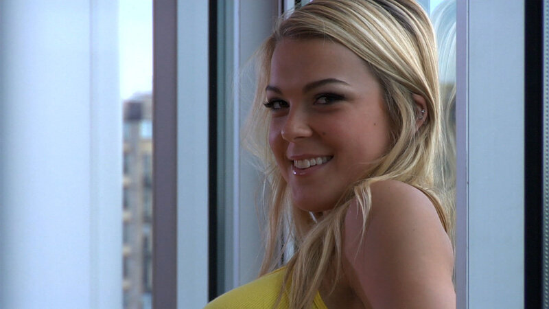 Blonde Woman in Yellow Top — Calm