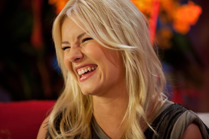 Blonde Woman Laughing