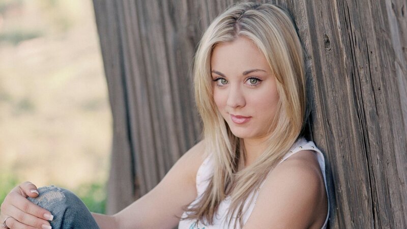 Blonde Woman Leaning