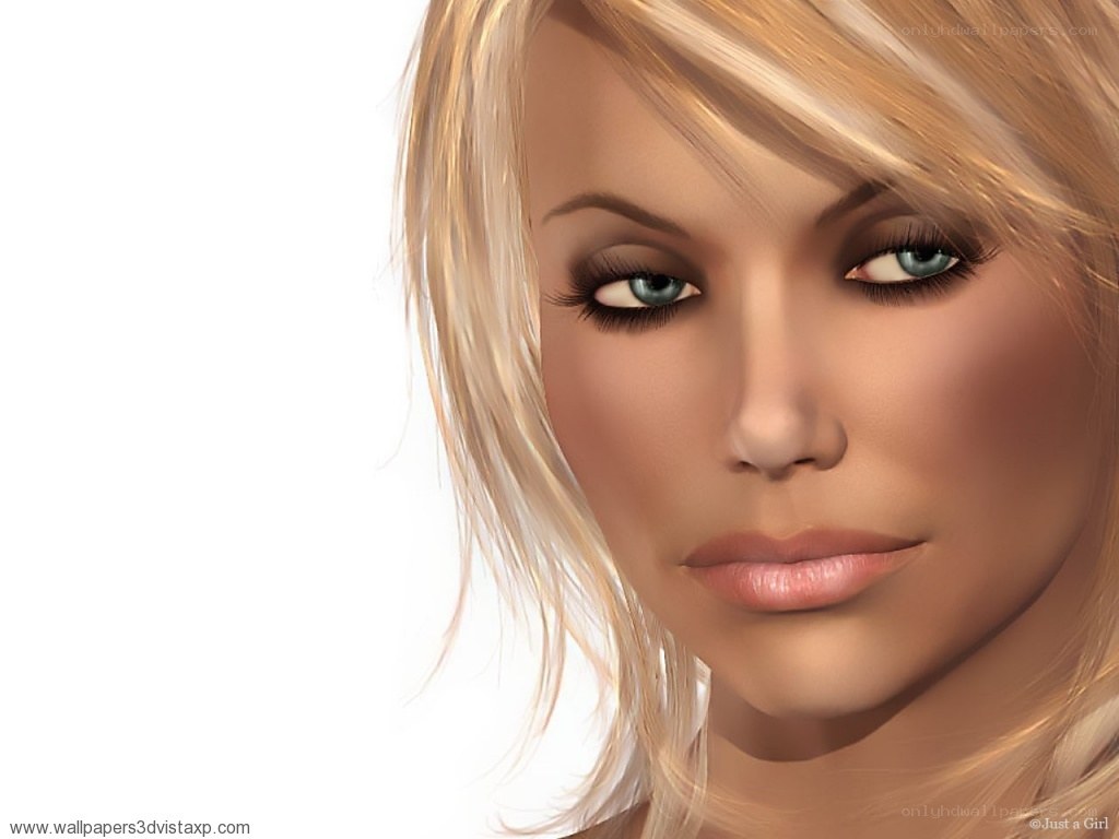 blonde woman portrait