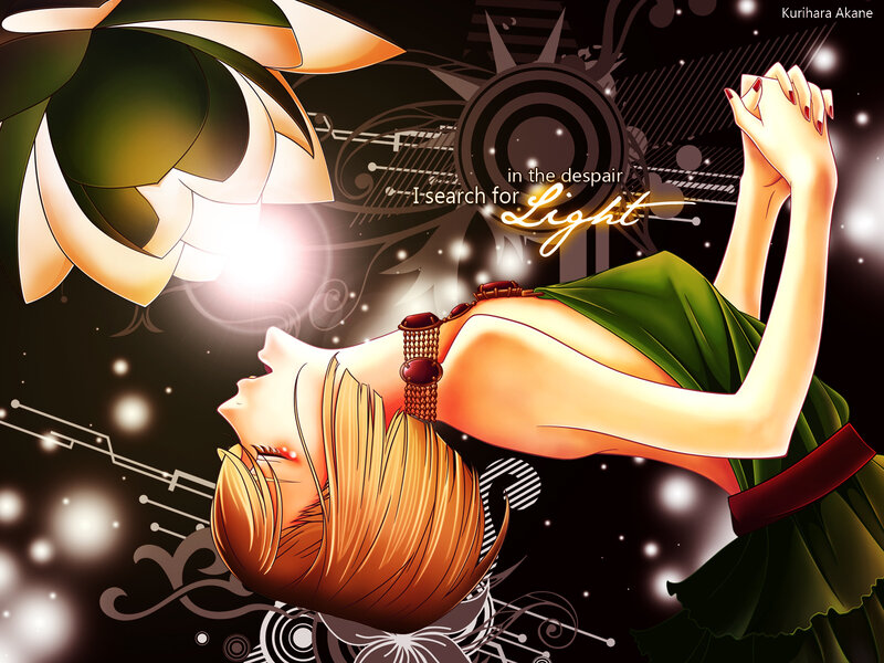 Blonde Woman Reaching Up
