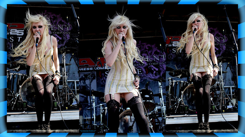 Blonde Woman Singing