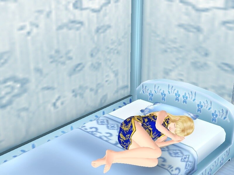 Blonde Woman Sleeping