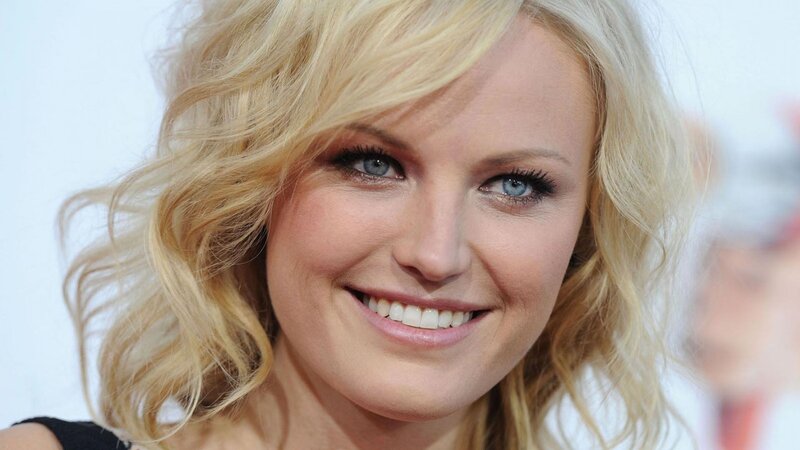 blonde woman smiling