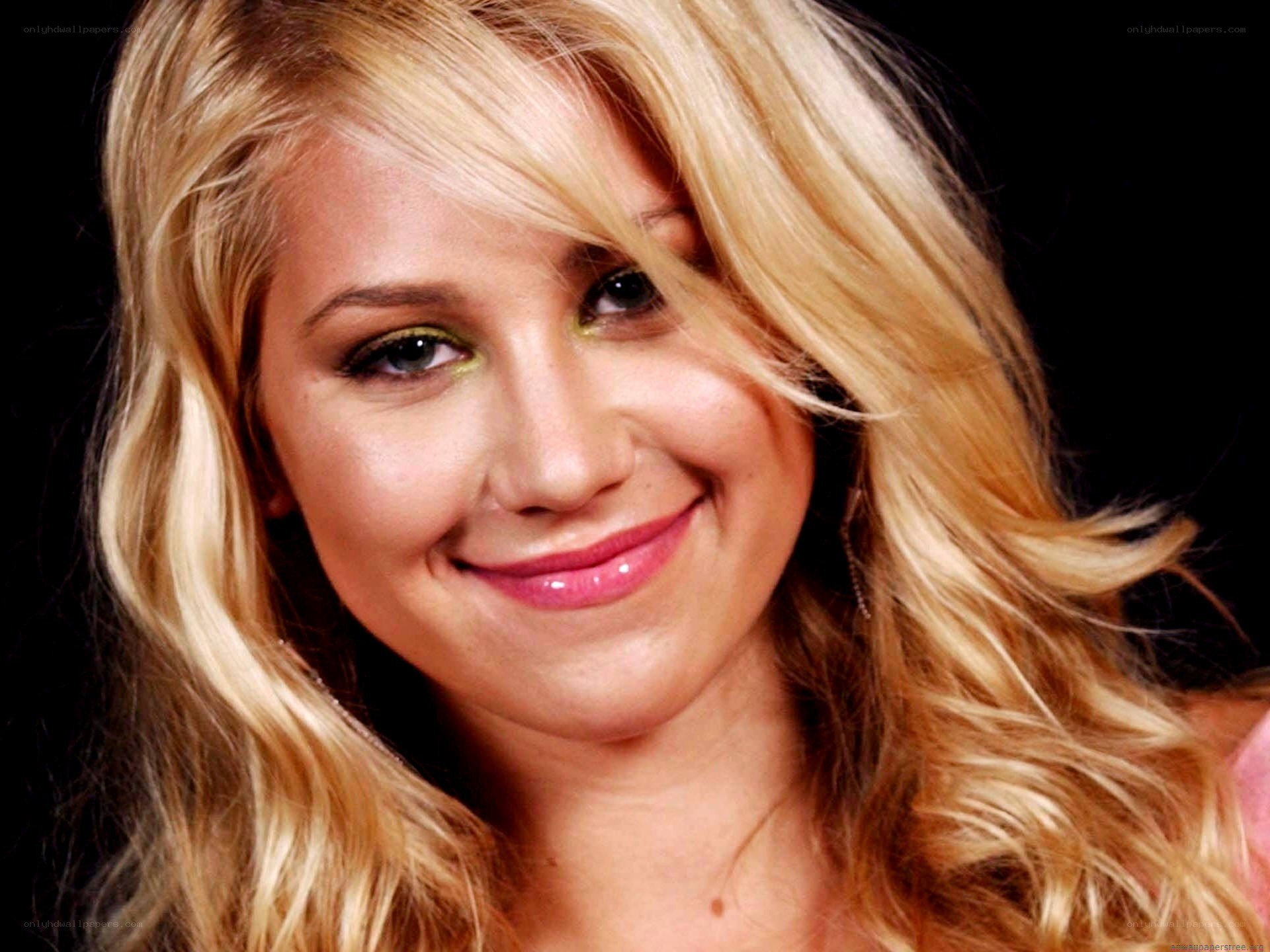blonde woman smiling
