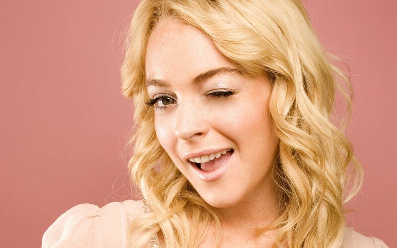 blonde woman smiling