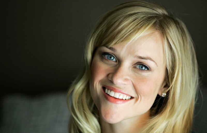 blonde woman smiling