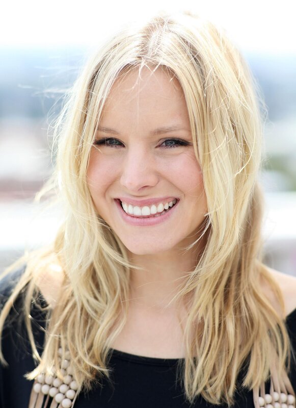 blonde woman smiling
