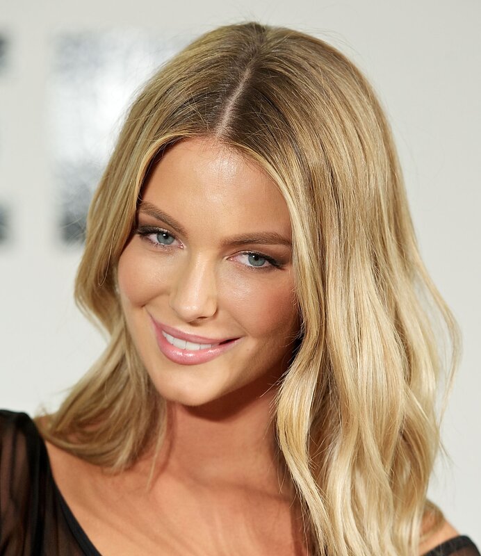 blonde woman smiling