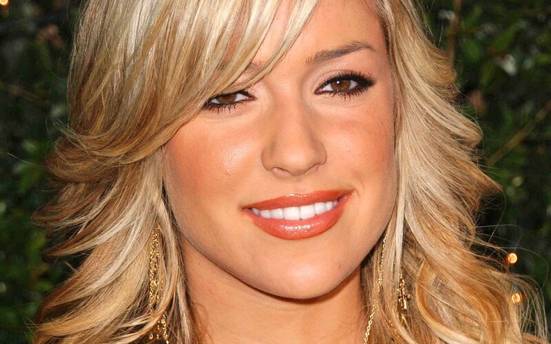 blonde woman smiling