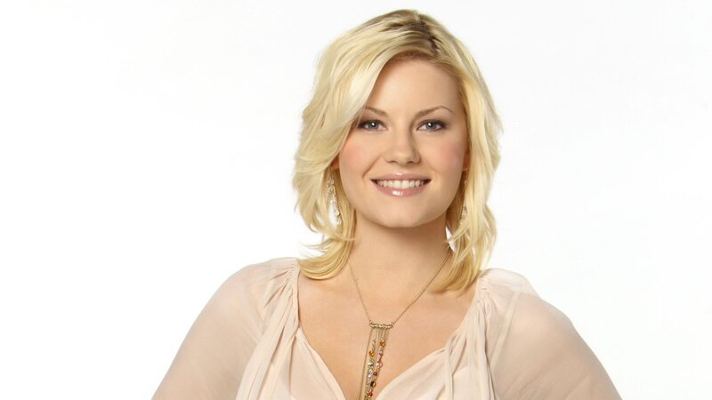 blonde woman smiling