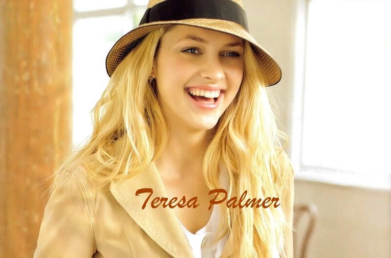 Blonde Woman Smiling — Happy, Afternoon, Photograph, Hat