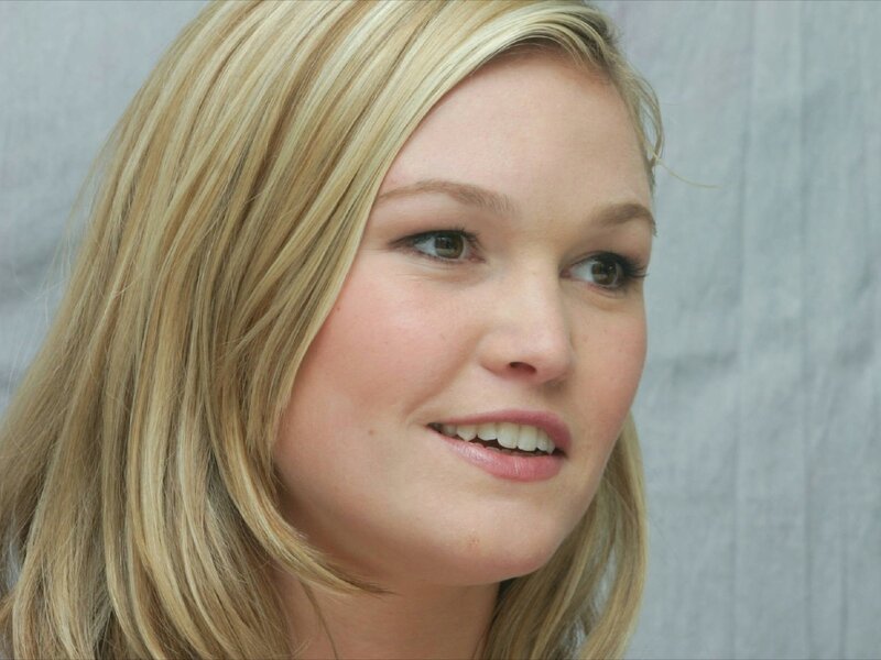 Blonde Woman Smiling — Neutral, Photograph