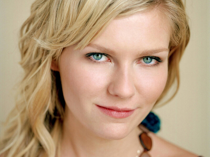 blonde woman with blue eyes