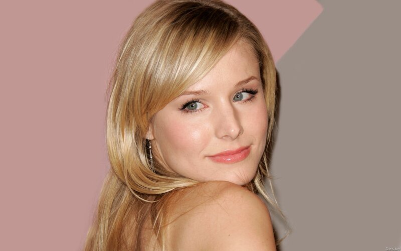 blonde woman with blue eyes