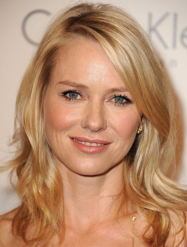 blonde woman with blue eyes