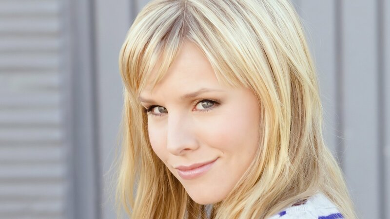 blonde woman with blue eyes
