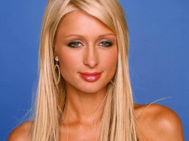 blonde woman with blue eyes