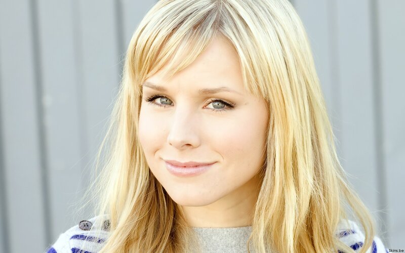blonde woman with blue eyes