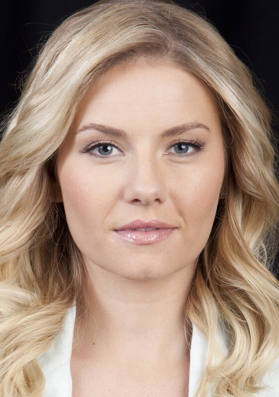 blonde woman with blue eyes