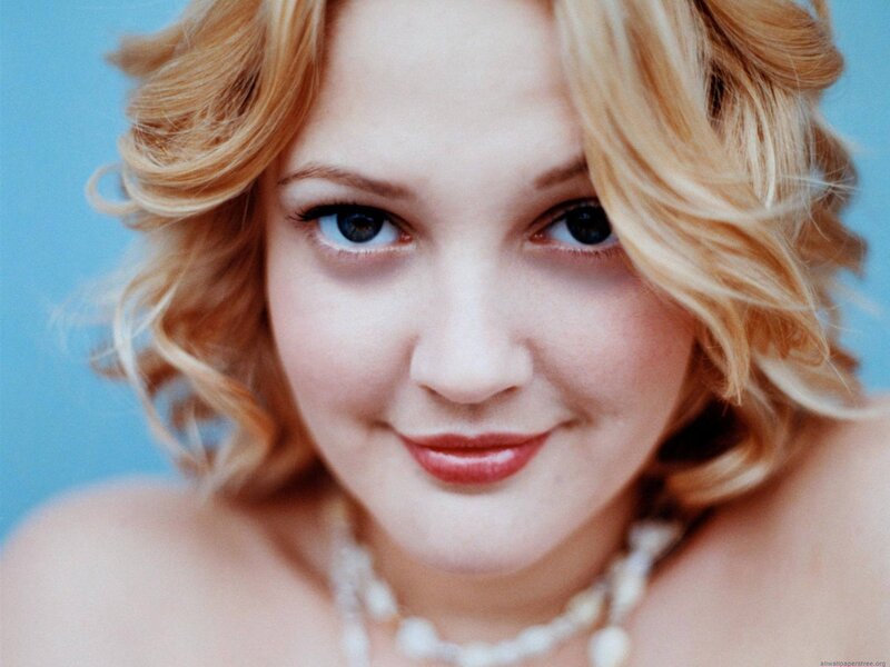 blonde woman with blue eyes