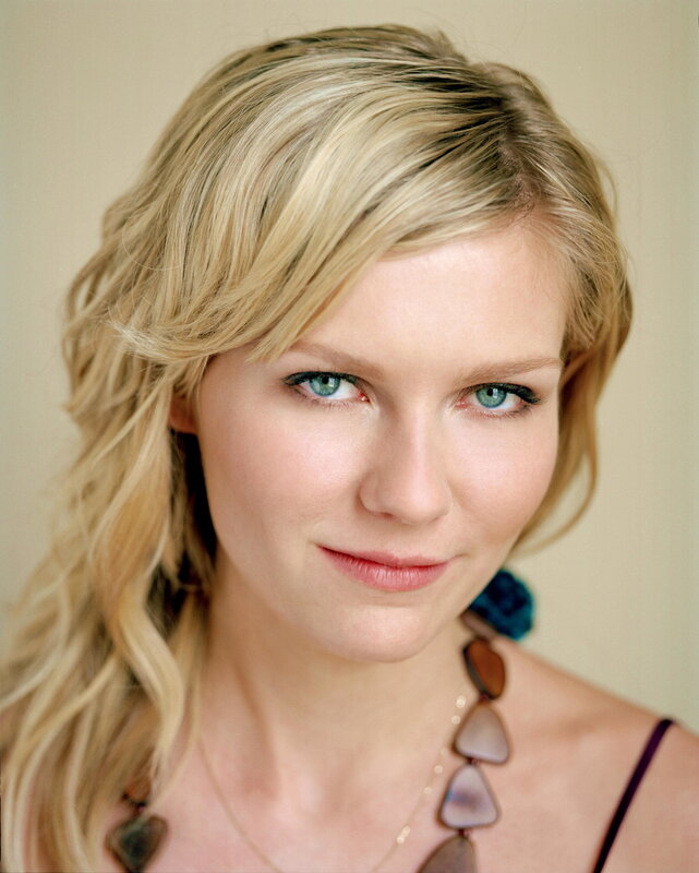 blonde woman with blue eyes
