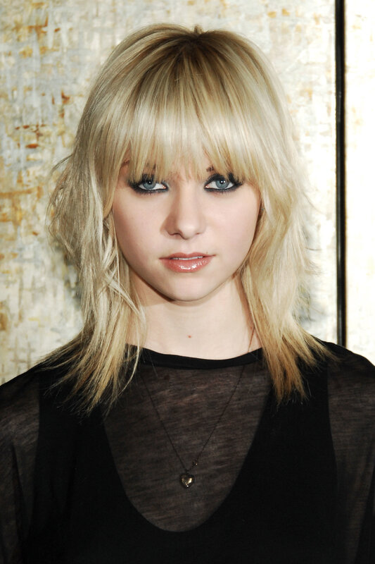 blonde woman with blue eyes