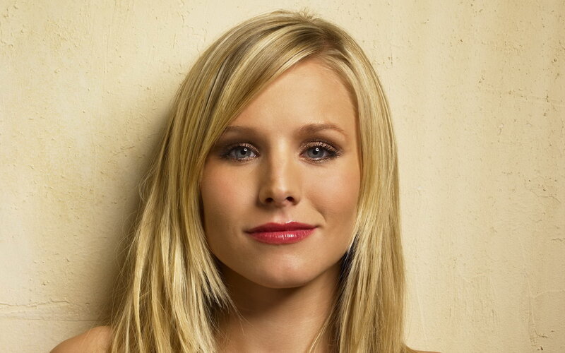 blonde woman with blue eyes