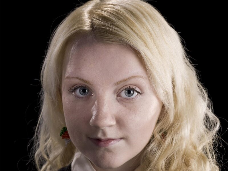 Blonde Woman with Blue Eyes — Neutral, Photograph, Earring, Collar